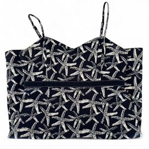 Vineyard Vines Vintage Navy and White Starfish Dress